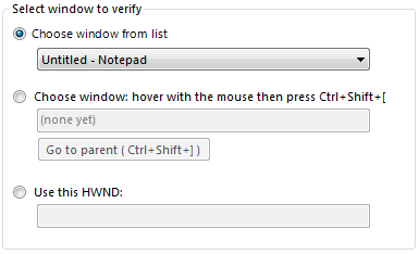 Description: Description: Description: Description: The AccChecker target selector.